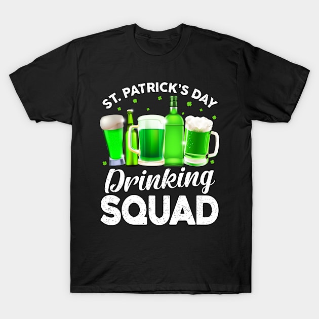 St. Patricks Day Drinking Squad T-Shirt by snnt